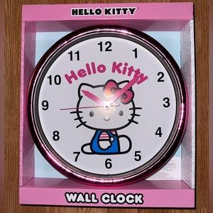 Hello Kitty Pink Clock